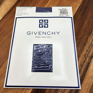 Givenchy Pantyhose VTG Size C 1990 Ref 264 French Lycra Sheer Blue Dahlia New